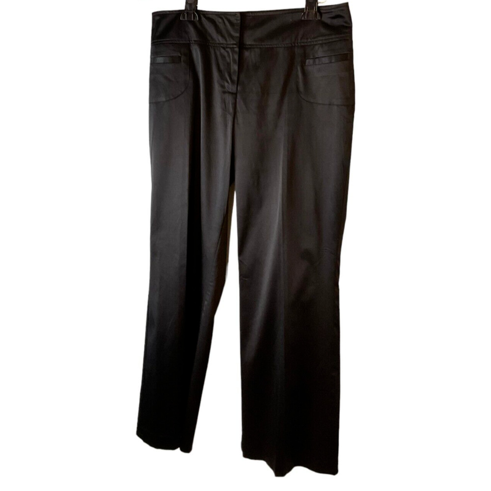 Bobby J Women's Black Dress Pants Size‎ 13/14 Cotton Blend Stretch Lightweight